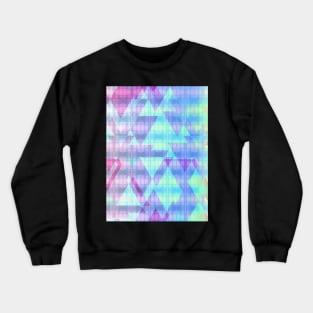 Triangles in delicate colors Crewneck Sweatshirt